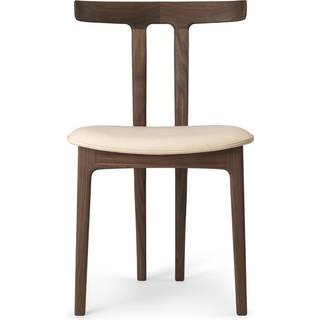 Carl Hansen - OW58, T-Chair, Oiled Walnut, Leather Cat. C Sif 90 - Spisebordsstole - Ole Wanscher - Læder/Træ/Skum