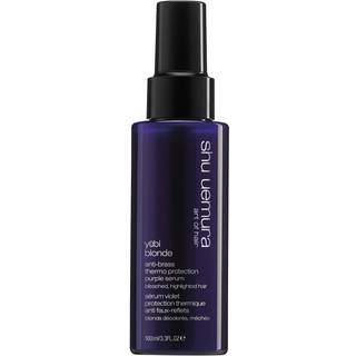 Shu uemura art of hair yübi blonde anti-brass heat protection purple serum 100ml