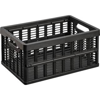 Plast Team Basic foldekasse, 355x242x163mm, Sort