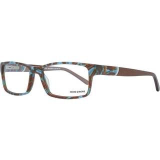 More & More 50510 740 53 Briller Kvinder Blue - Pattern Sky Blue Brown - 53mm