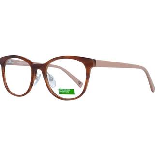 United Colors of Benetton BEO1040 151 50 Briller Kvinder Brun - Striped Brown Horn - 50mm