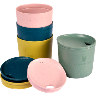 MyCup´n Lid Short 4-pack, nature mix