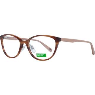 United Colors of Benetton BEO1004 151 53 Briller Kvinder Brun - Striped Brown Horn - 53mm
