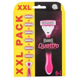Wilkinson Quattro Women Barberskraber + 6 stk. Barberblade