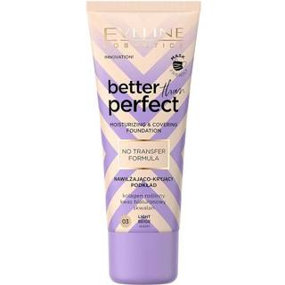 Eveline Cosmetics Better than Perfect Foundation med høj dækkeevne  med fugtgivende virkning Skygge 03 Light Beige Warm 30 ml - 30 ml