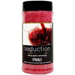 Spazazz SPZ-505 S?t hum?rkrystaller Container Bath Minerals 17-ounce Love Potion No.9 Seduction