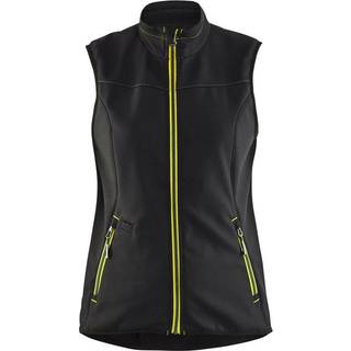 Blåkläder 3851 Dame Softshell Vest / Dame Softshell Vest - XS - Sort/Mørk Grå