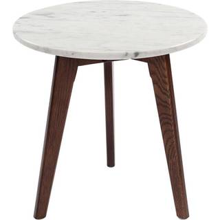 Bianco Collection Cherie 15 """" Marmor endebord i hvidt og valnød