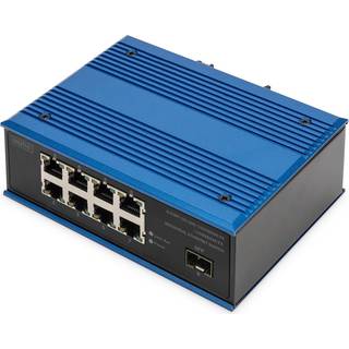 DIGITUS - switch - industrial - 8 ports - unmanaged