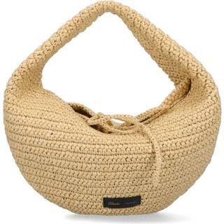 Khaite Olivia Medium raffia shoulder bag - beige - One Size