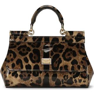 Dolce&Gabbana x Kim Sicily Small leather shoulder bag - brown - One Size