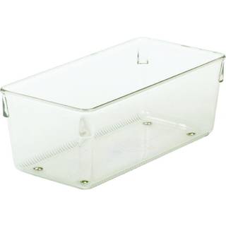 Skuffekasse (høj) - Transparent - 10,2cm x 20,8cm x 8cm - Adea