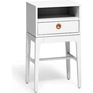 Mavis Höllviken Bedside Table Tall Legs Light Grey - Sengebord Træ Lysegrå - 13914