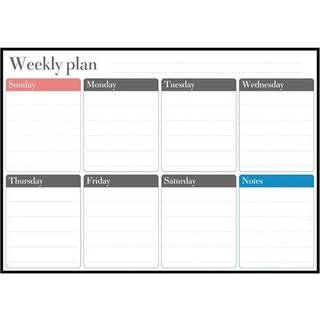 Magnetisk Whiteboard Ugeskema 42x30cm