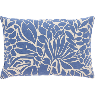 Södahl Abstract leaves Pude - Blue - 60x40x13cm