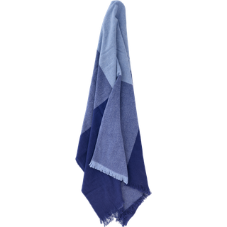Södahl Merino Plaid - Royal Blue - 130x200cm