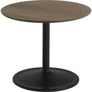 Muuto Soft Sidebord Solid Smoked Oak/Black Ø48h: 48 cm
