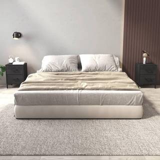 sengeborde 2 stk. 36x30x45 cm massivt fyrretræ sort