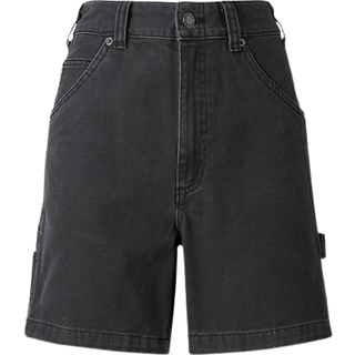 Duck Canvas Carpenter Shorts W Stone Washed Black (28)