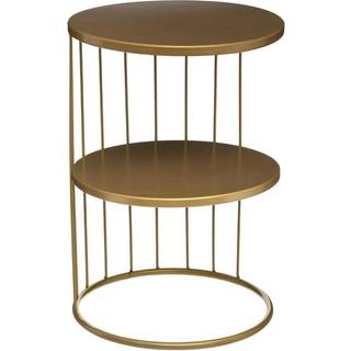 Sofabord Atmosphera Kobu Gylden Metal 36 x 36 x 52 cm