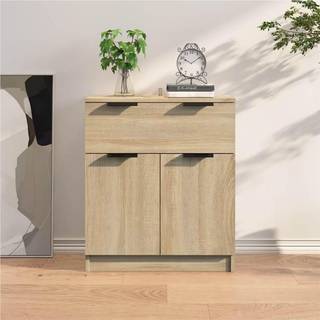 skænk 60x30x70 cm konstrueret træ sonoma-eg