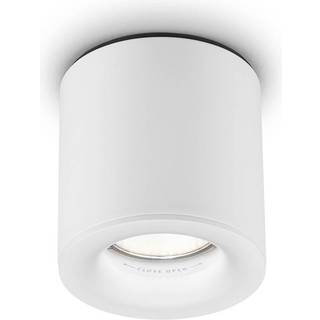 Helestra Lot udendørs loftlampe, IP65, hvid