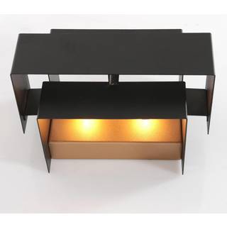LED-væglampe Muro 3368, sort, op/ned, G9, 2.700 K