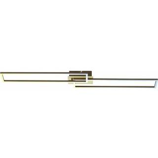 Frame LED-loftlampe, 2 lyskilder 110x25cm CCT guld
