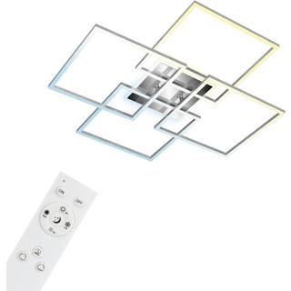 Frame S LED-loftslampe, 72,4x72,4 cm, aluminium