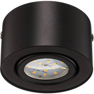 LED-loftsspot i rør, sort
