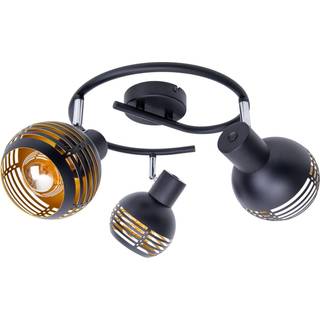 Casco loftrondel, 3 lyskilder, sort