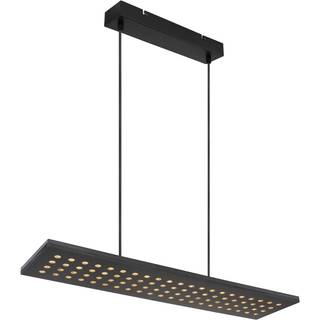 Dolores LED-pendellampe, mat sort/sort