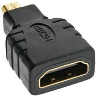 Inline HDMI adapter HDMI A socket to Micro HDMI D plug 4K/60Hz compatible