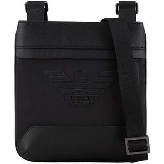 EMPORIO ARMANI Herren Umhängetasche schwarz Mikrofaser/Nylon