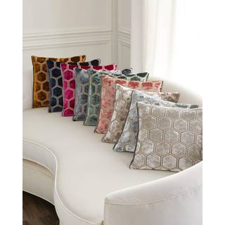 Designers Guild Manipur Pude 43x43 Cm - Pyntepuder & Betræk Polyester Midnight - CCDG1067