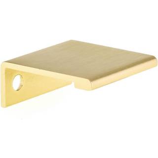 Richelieu Hardware BP989825166 Lincoln Collection 1-tommer (25 mm) Center-to-center Satin Gold Modern Cabinet and skuffe Edge Pull Handle til køk