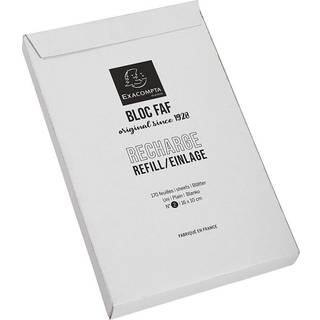 Exacompta Desk Pad Blok refill, No.2, blank, 5 stk