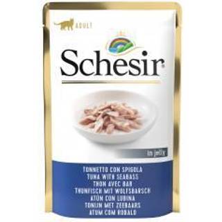 Schesir Cat Complete & Balanced Tuna Seabass Jelly 187.65 DKK/1 kg (12 x 85.0g)