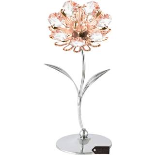 Matashi Crystal Sunflower Figurine Rose Gold Belated Crystal Figurines For Mothers Day Present & Table Centerpiece - Dekorative krystalblomsterfi