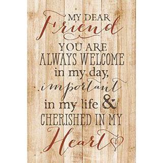 Dexsa min kære vennew horizon Wood Plaque med staffeli | Lavet i USA