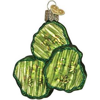 Old World Christmas Ornaments: Pickle Chips Glass bl?st ornamenter til juletr?