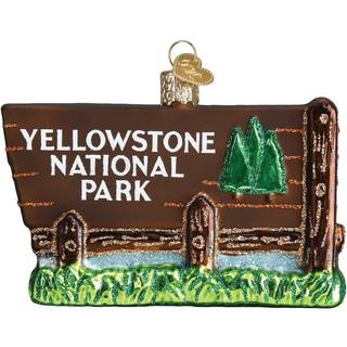 Old World Christmas Ornaments: State Parks Glass blæst ornamenter til juletræ Yellowstone National