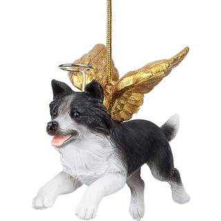 Angel Border Collie Ornament