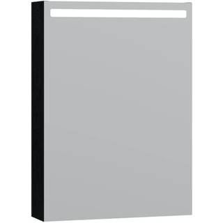 Scanbad Mido+ Top Spejlskab 70x50 cm m/1 låge - sort