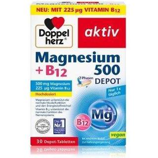 Doppelherz aktivt magnesium 500 + B12 2-faset depot 920.59 DKK/1 kg