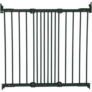 BabyDan Flexi Fit Skruegitter Metal, Sort