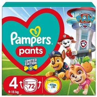 Pampers Pants Paw Patrol Size 4 buksebleer til engangsbrug 9-15 kg 72 stk. - 72 stk.