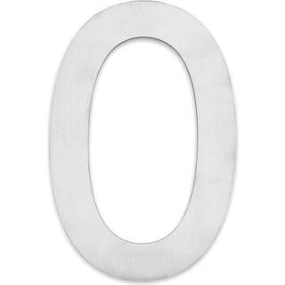 Habo Home husnummer 0, 210 mm, rustfrit stål