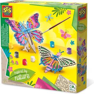 Decorating Wooden Butterflies - Inspired by Nature