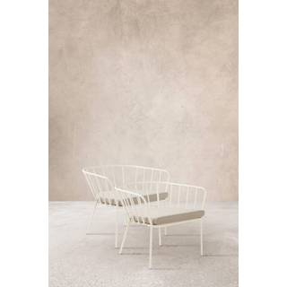 ANTIBES loungestol 2-pack - Hvid